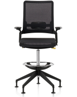 Orangebox - Kirn Mesh Back Task Counter Height Draughtsman Armchair with Matching Mesh Seat