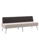 Verco Soft Seating - Brix Flat Back Three Seater Unit with a Single Back