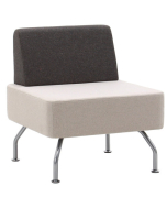 Verco Soft Seating - Brix Flat Back Single Unit with Straight Back