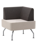 Verco Soft Seating - Brix Flat Back Single Unit with Corner Back