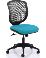 Verco Operator/Task Chair - Carlo Black Medium Back Task Chair