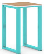 Urban 40/40 Robust 25mm Laminate Top School Bench Dining 450mm High Stool (Premium Frame Colours)