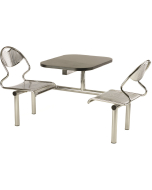 Flight 2 Seat Modular Canteen Fast food Unit (Seat: Chrome only)
