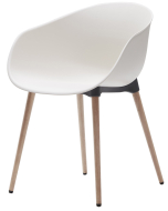 Verco Multi Purpose Seating - Cup, Plastic Shell with a Wooden Frame