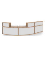 DMS Modular Extra Large 45 Degree Curved Corner Reception Set
