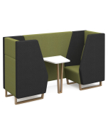 DMS Closed 2 Seater Vencore Pod Including Table and Wooden Sled Frame
