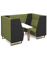 DMS Closed 4 Seater Vencore Pod Including Table and Wooden Sled Frame