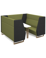 DMS Closed 6 Seater Vencore Pod Including Table and Wooden Sled Frame