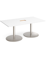 BT Focus Eternal Rectangular Boardroom Table - 1800mm & 2000mm Wide + Power Outlet