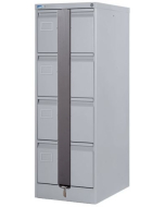 Silverline Executive Foolscap 4 Drawer Filing Cabinet + Security Bar