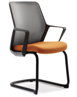 Verco Operator/Task Chair - Flow Medium Back Visitor Chair with Arms