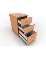 Icarus - Beech 600 Deep Desk High 3D Pedestal