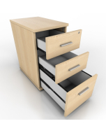 Icarus - Maple 600 Deep Desk High 3D Pedestal