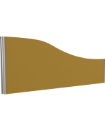 Innovate Venice (Linking) Fabric Desk Mounted Wave Screen 380-180mm High