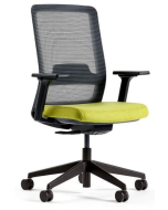 Verco Operator/Task Chair - Max High Back Task Chair with Adjustable Arms
