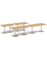 BT Focus Monza - Rectangular Cafe, Canteen Tables - 1200, 1400, 1600 & 1800mm