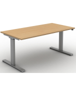 Move 3 Electric Rectangular Height Adjustable Sit-Stand Desk - Square Corners to Tops