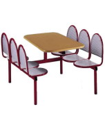 HOF Laser Range 6 Seat Modular Canteen Fast food Unit