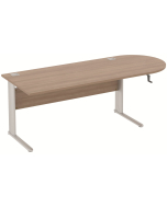 Elite Optima Plus - Height Adjustable D Ended Desk 