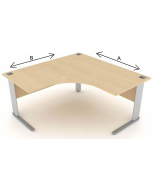 Elite Optima Plus - Symmetrical Crescent Workstation