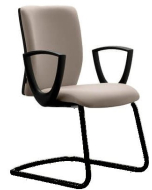 Verco Operator/Task Chair - Pop Medium Back Visitor Chair with Arms