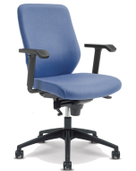 Verco Operator/Task Chair - Profile 24 Medium Back Task Chair with Adjustable Arms