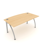 Elite Callisto Bow Fronted Rectangular Desk