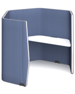 DMS Educational Large Hexagonal Study Workstation Pod (Left Handed or Right Handed)