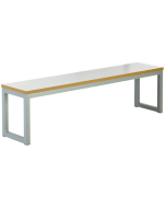 Urban 40/40 Robust 25mm Laminate Top School Bench Seat W2100 x D350 (Std Frame Colours)