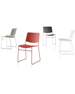 Verco Visitor / Conference Seating - Stax60 Medium Back Plastic Stacking Chair
