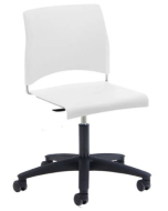 Verco Visitor / Conference Seating - Sting Medium Back Plastic Swivel Chair