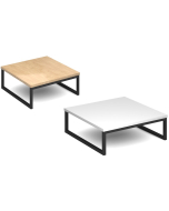 BT Focus Nera Square Coffee Table 700mm x 700mm with Black Frame