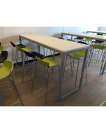 Urban 40/40 Robust 25mm Laminate Top School Bench Dining Poseur Table W1200 x D700 (Std Frame Colours)