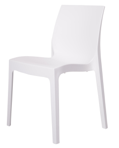 Strata White Cafe/Bistro/Canteen Chair