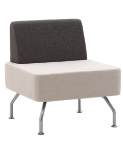 Verco Soft Seating - Brix Flat Back Single Unit with Straight Back