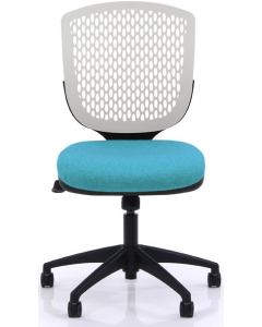 Verco Operator/Task Chair - Carlo White Medium Back Task Chair