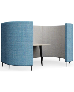 Delia Flexi 4 Person Den with Table & No Seats