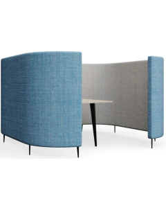 Delia Flexi 6 Person Den with Table & No Seats