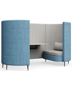 Delia Flexi 2 Person Den with Table & One Seat