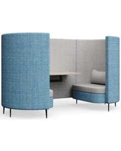 Delia Flexi 2 Person Den with Table & Two Seats