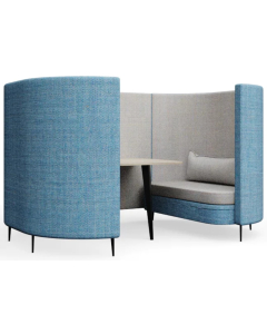 Delia Flexi 4 Person Den with Table & One Seats