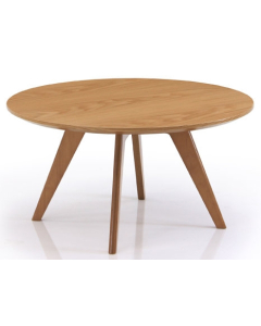Verco Soft Seating - Danny MFC Circular Coffee Table with Solid Oak Wood Frame
