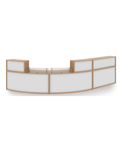 DMS Modular Extra Large 45 Degree Curved Corner Reception Set