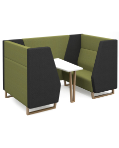 DMS Closed 4 Seater Vencore Pod Including Table and Wooden Sled Frame
