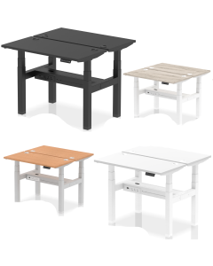 BT Drop Ship - Air Height Adjustable Back-To-Back 2 person Sit-Stand Desk 