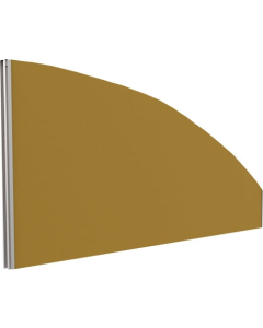 Innovate Venice (Liking) Fabric Desk Mounted Arc Screen 480-50mm High