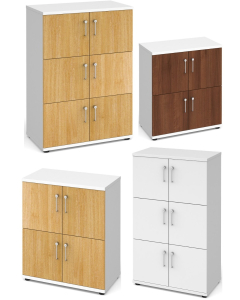 BT Focus Wooden Lockers, four & Six Door Options