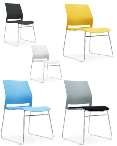 Aurora Seating - Multi Purpose Meeting Conference Chairs + Linking Feet