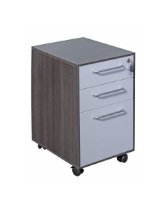 Nero Executive 3 Drawer Under Desk Mobile Pedestal