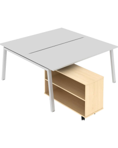 Elite Personal Single Sided Under Desk Mobile Storage Unit